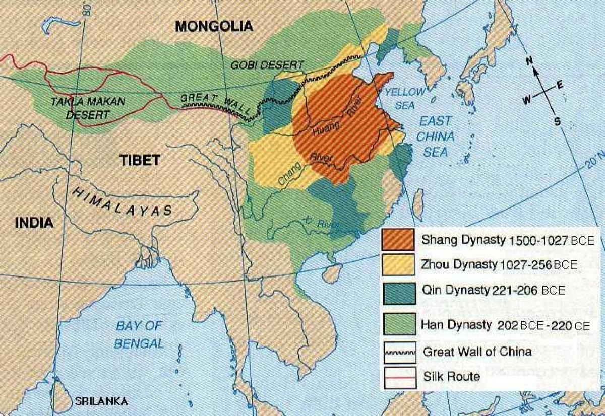 drevna Kina geografija