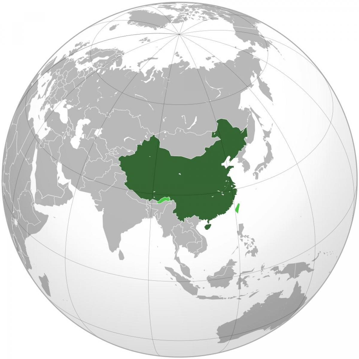 Kina karta svijeta