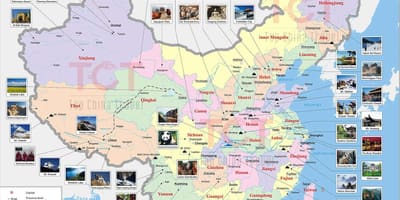 Mapa Kine vrh