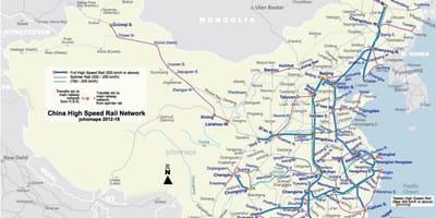 High speed rail Kine na karti